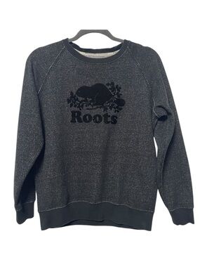 ROOTS Men’s Charcoal Crewneck Sweater S
